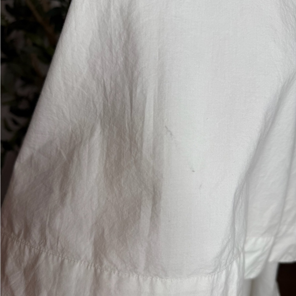 Doen White Puff-Sleeve Smocked Midi Dress - Picture 12 of 12